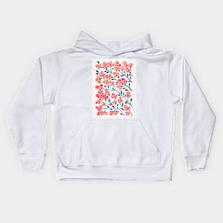 melon blue cherry blossoms Kids Hoodie